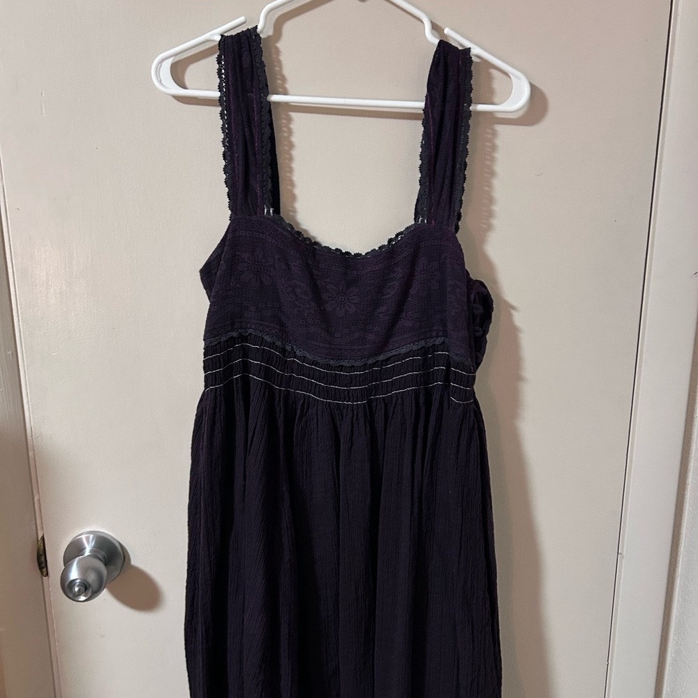 Heartland Mini Free People Purple Sleeveless Dress